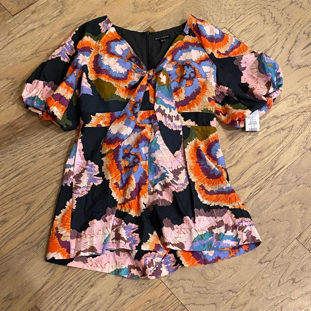 Sam & Jess Size Large Womens Mulitcolor Romper